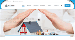 Desktop Screenshot of myers-agency.com